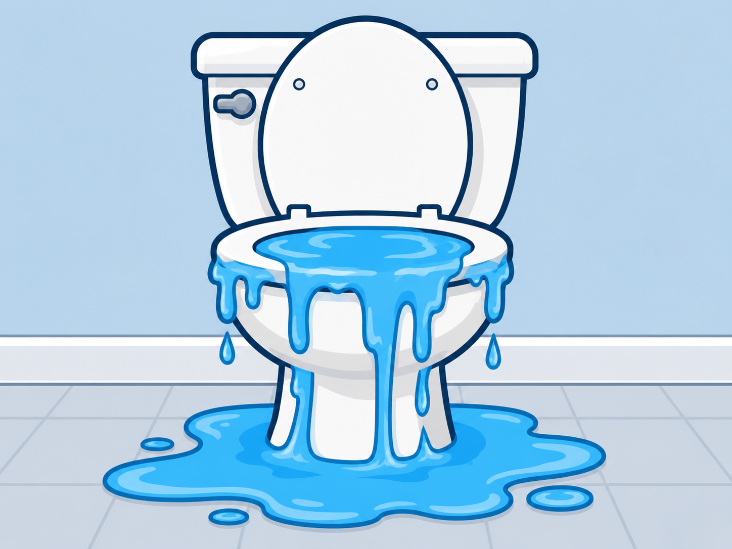 Toilet Overflowing Cleanup and Repair by Safe Structure Group